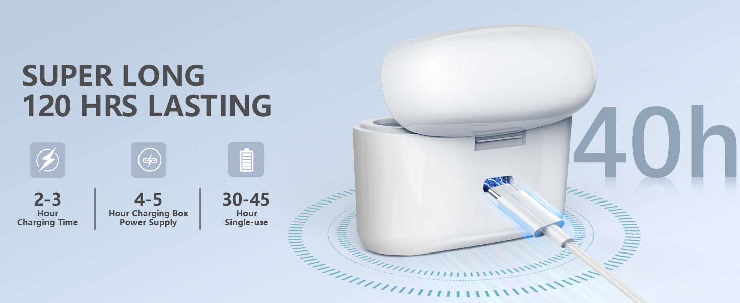 Wireless Mini Hearing Aid with Charging Case