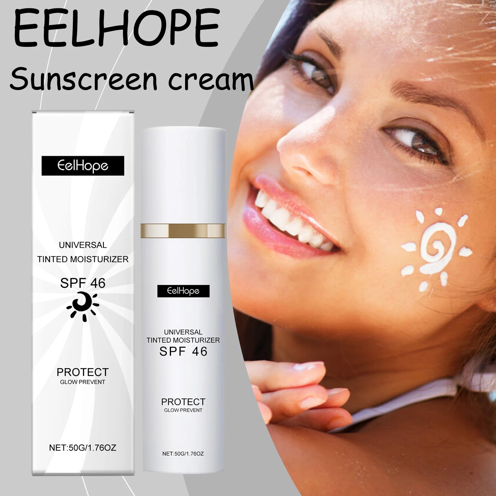 Natural Moisturizing Sunscreen Cream
