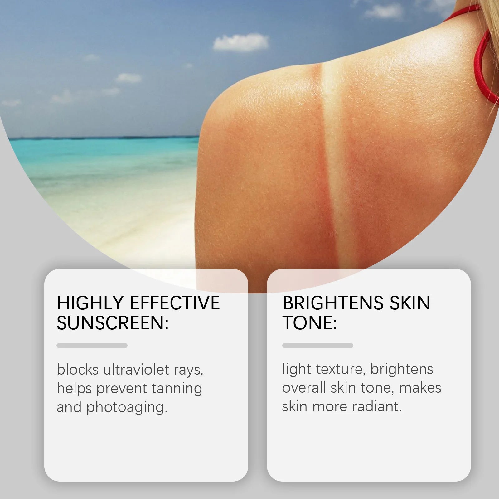 Natural Moisturizing Sunscreen Cream