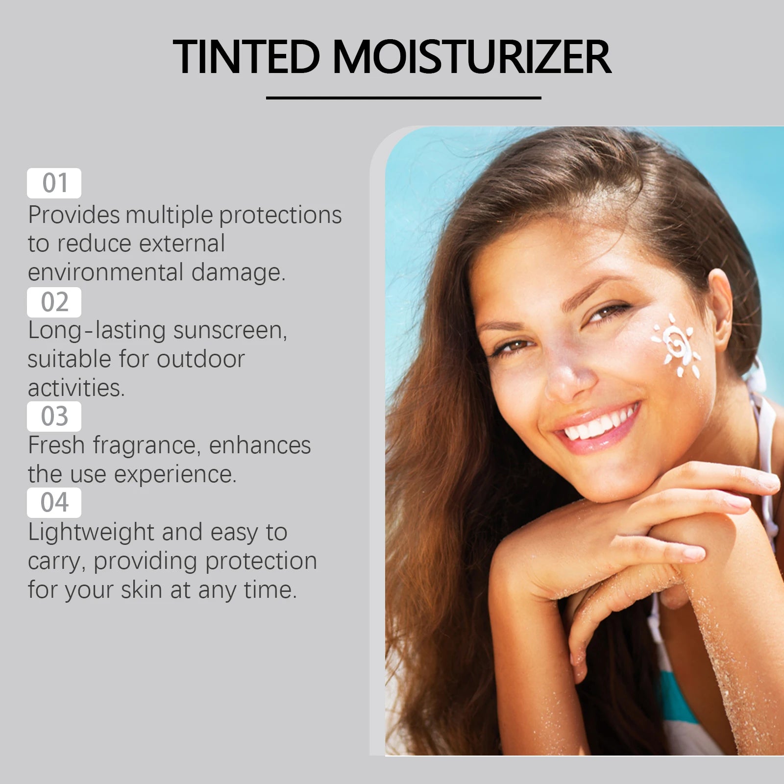 Natural Moisturizing Sunscreen Cream