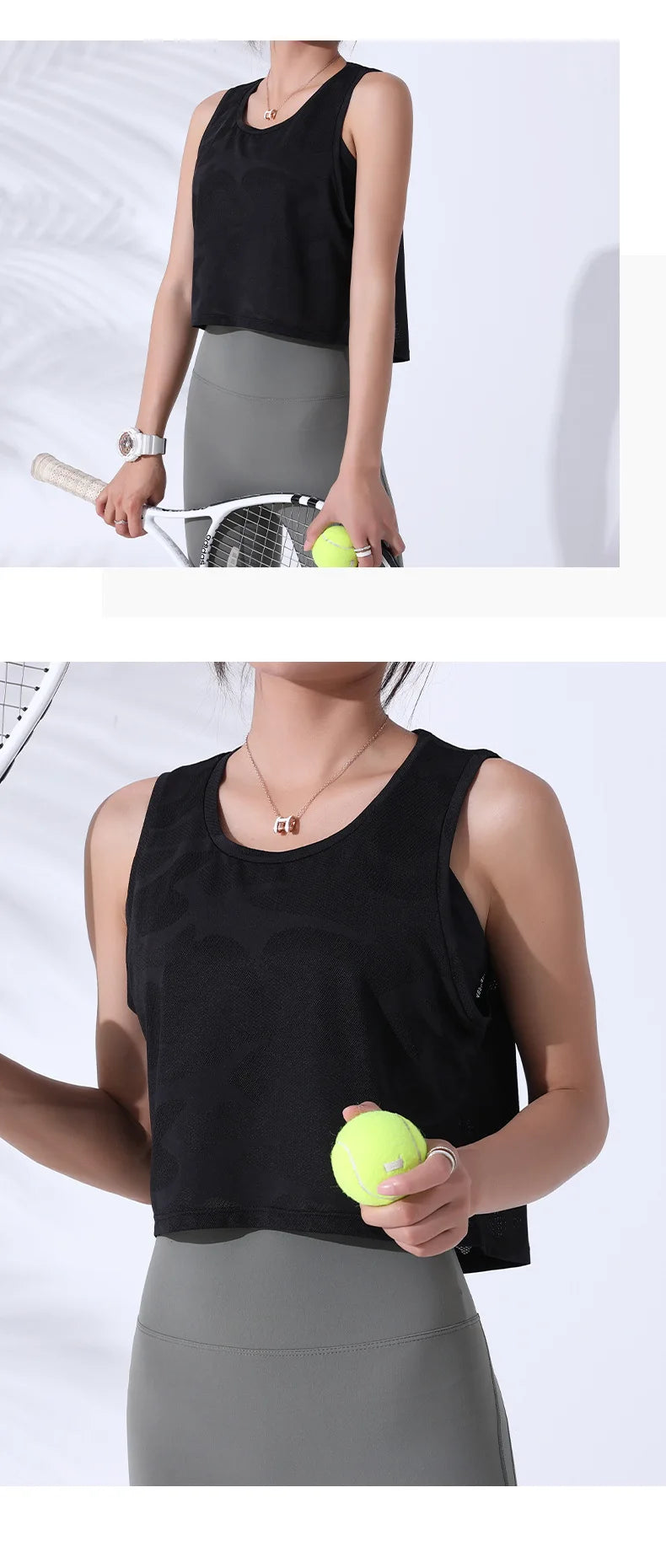 Women’s Camo Mesh Fitness Crop Tank Top