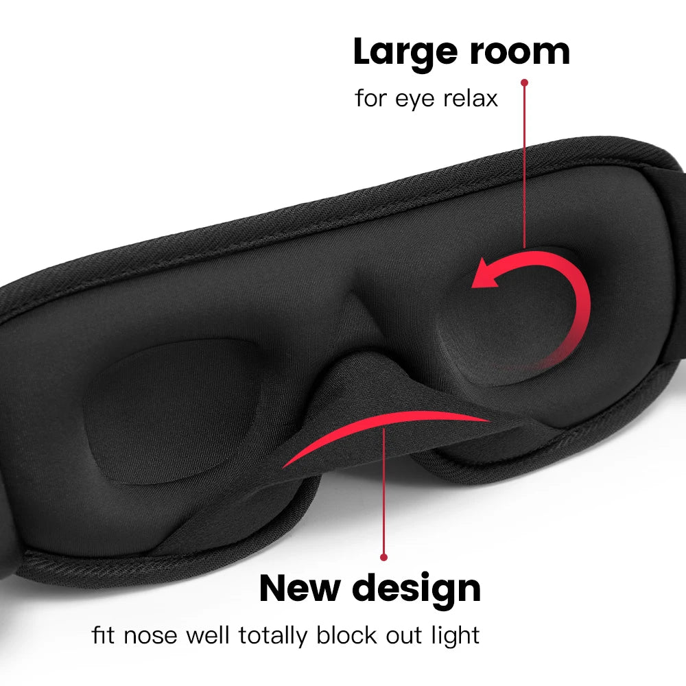 3D Soft Padded Sleeping Eye Mask