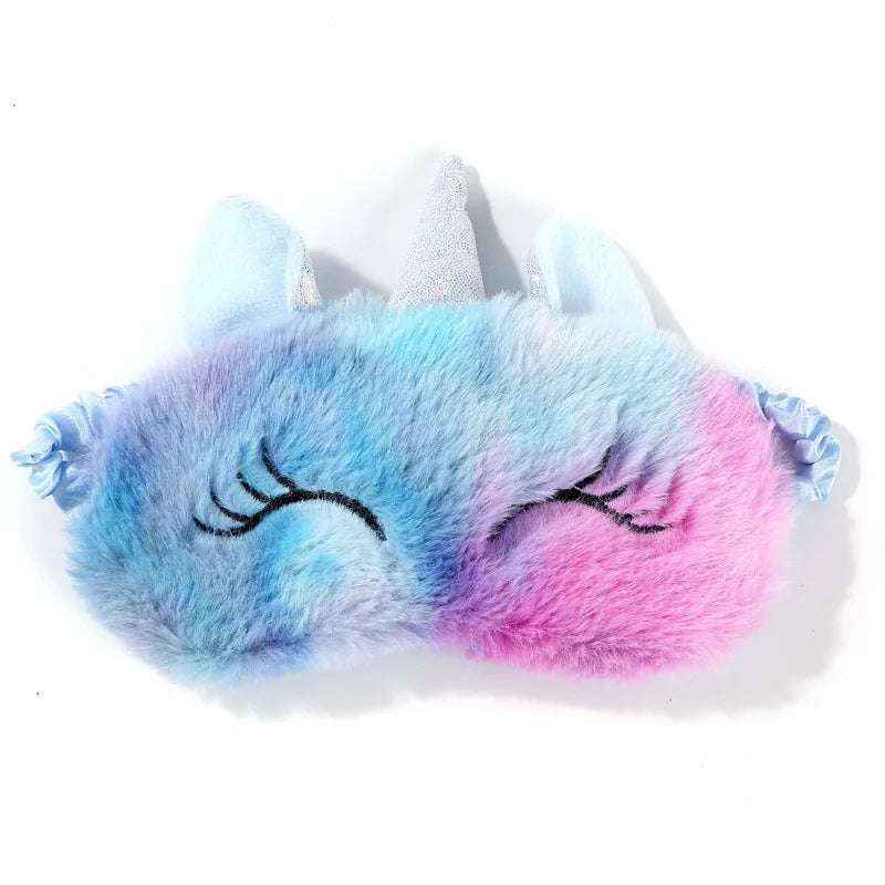 Cartoon Unicorn Sleeping Mask for Kids