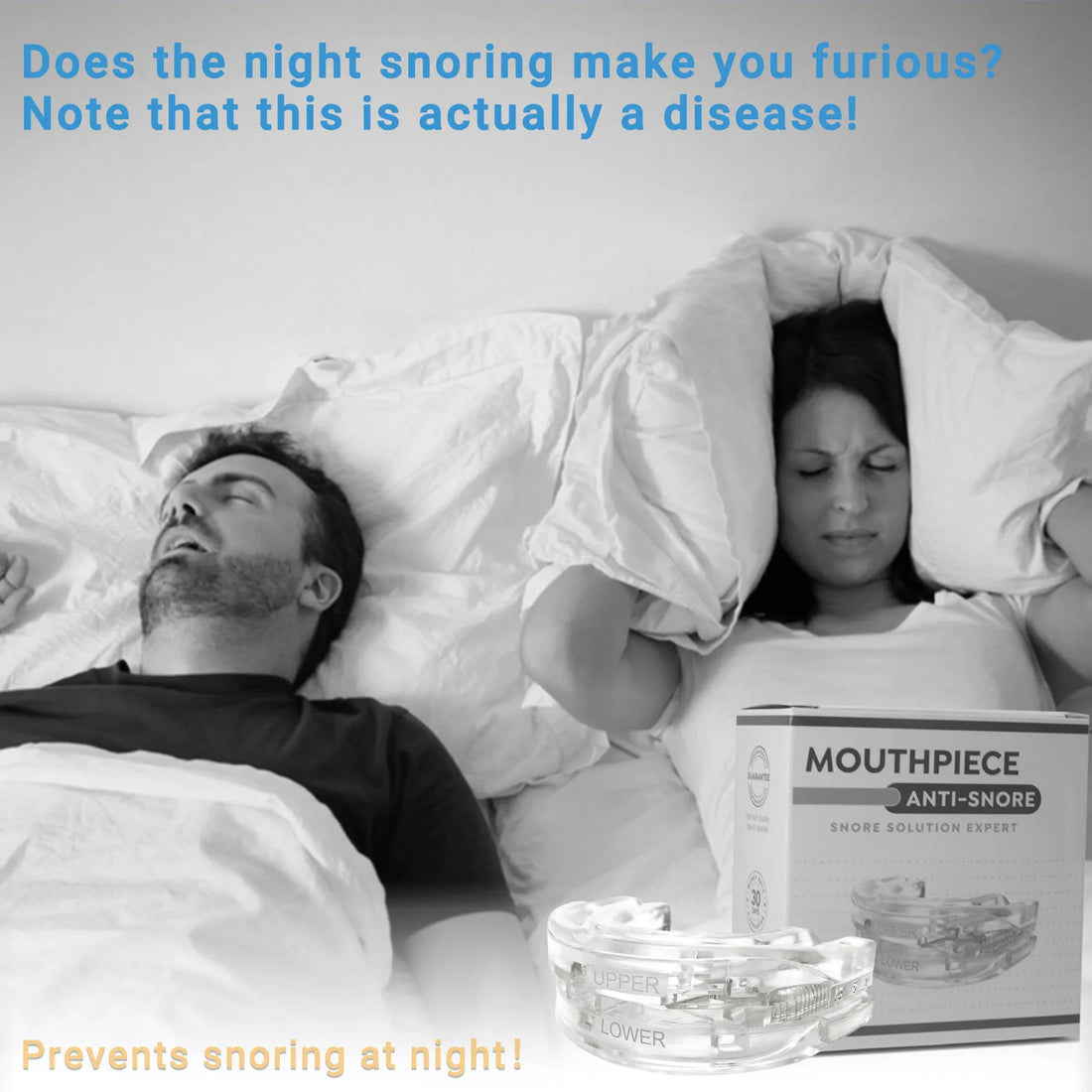 Silicone Anti-Snore Mouth Guard