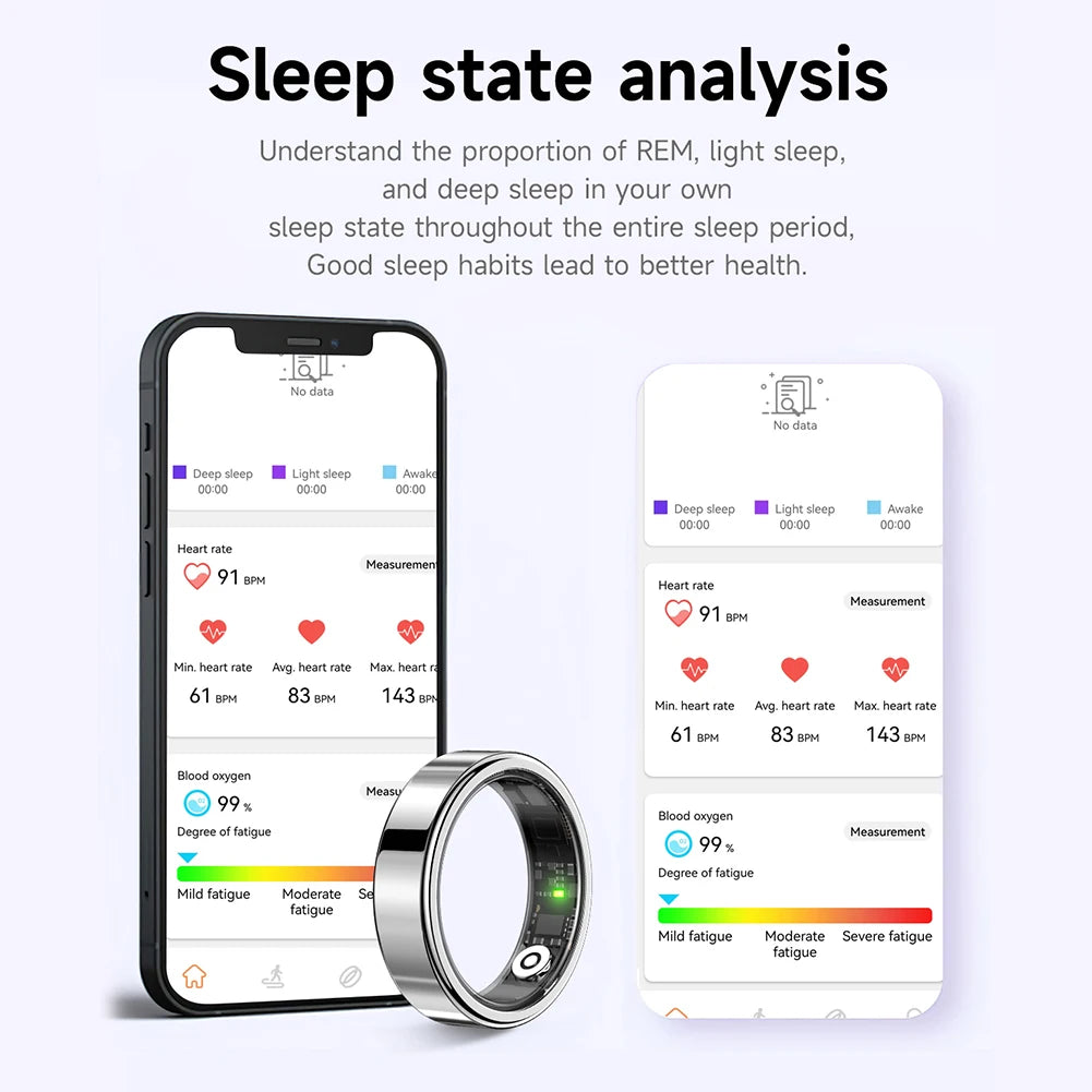 SR09 Smart Ring Health & Fitness Tracker
