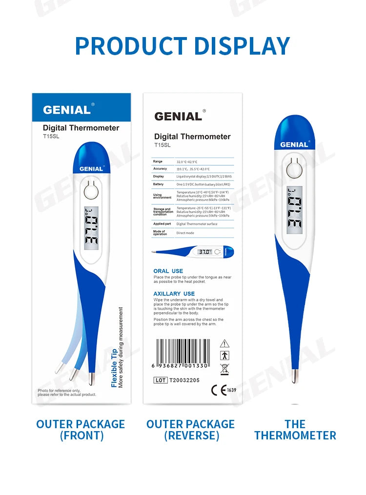 Digital Oral Thermometer for Adults