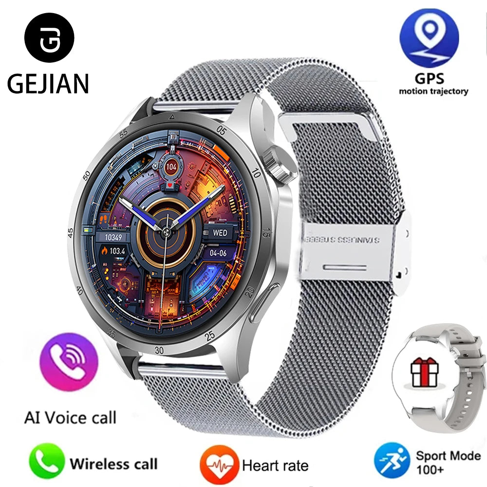 2025 Men’s AMOLED Bluetooth Smartwatch