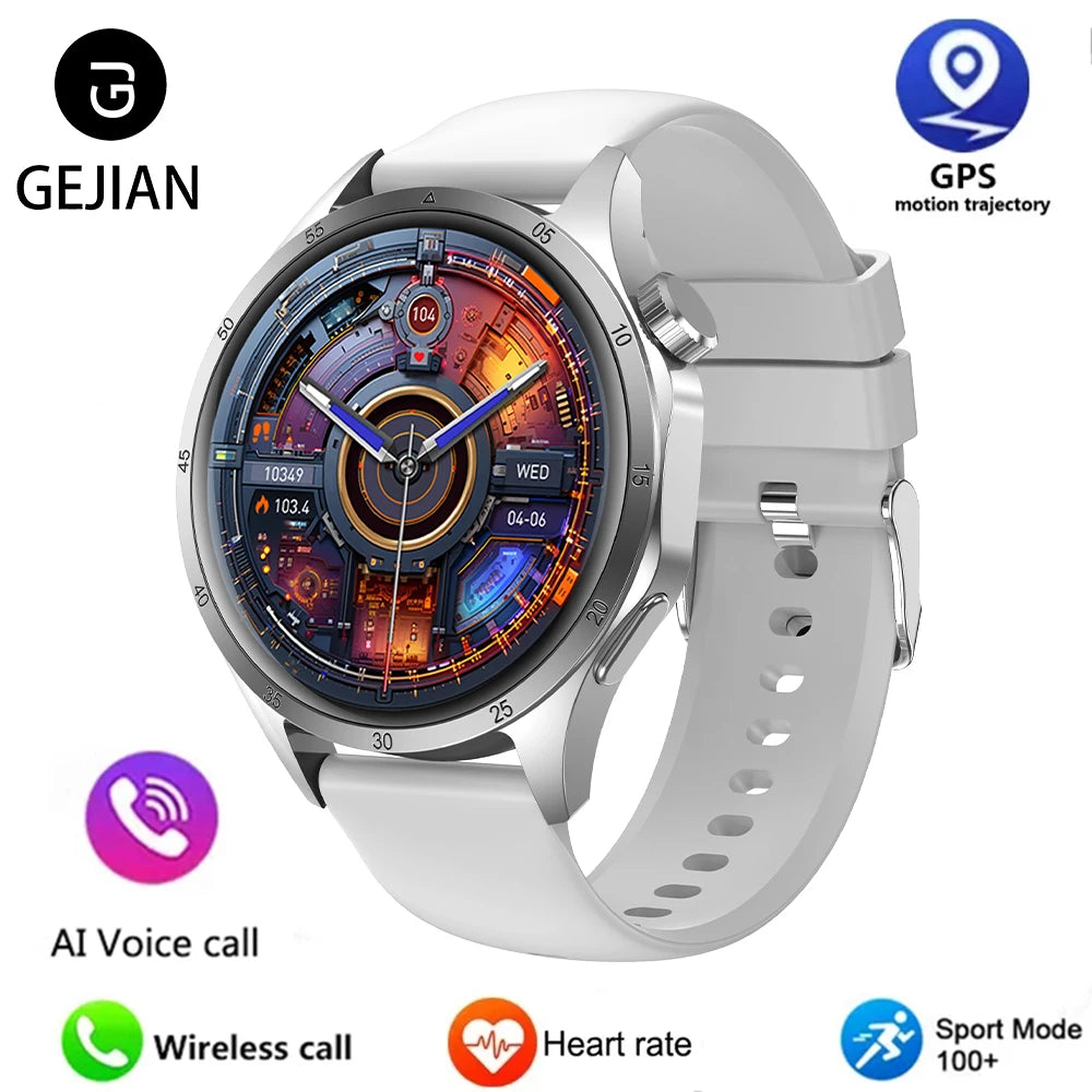 2025 Men’s AMOLED Bluetooth Smartwatch