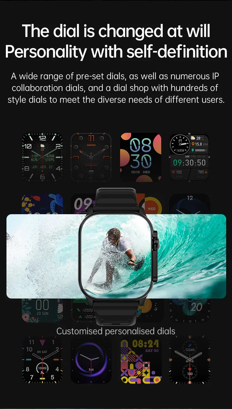 T900 Ultra 2 Smartwatch 49mm – Bluetooth Call, Music, NFC, Wireless Charging, Compatible with Android & iOS