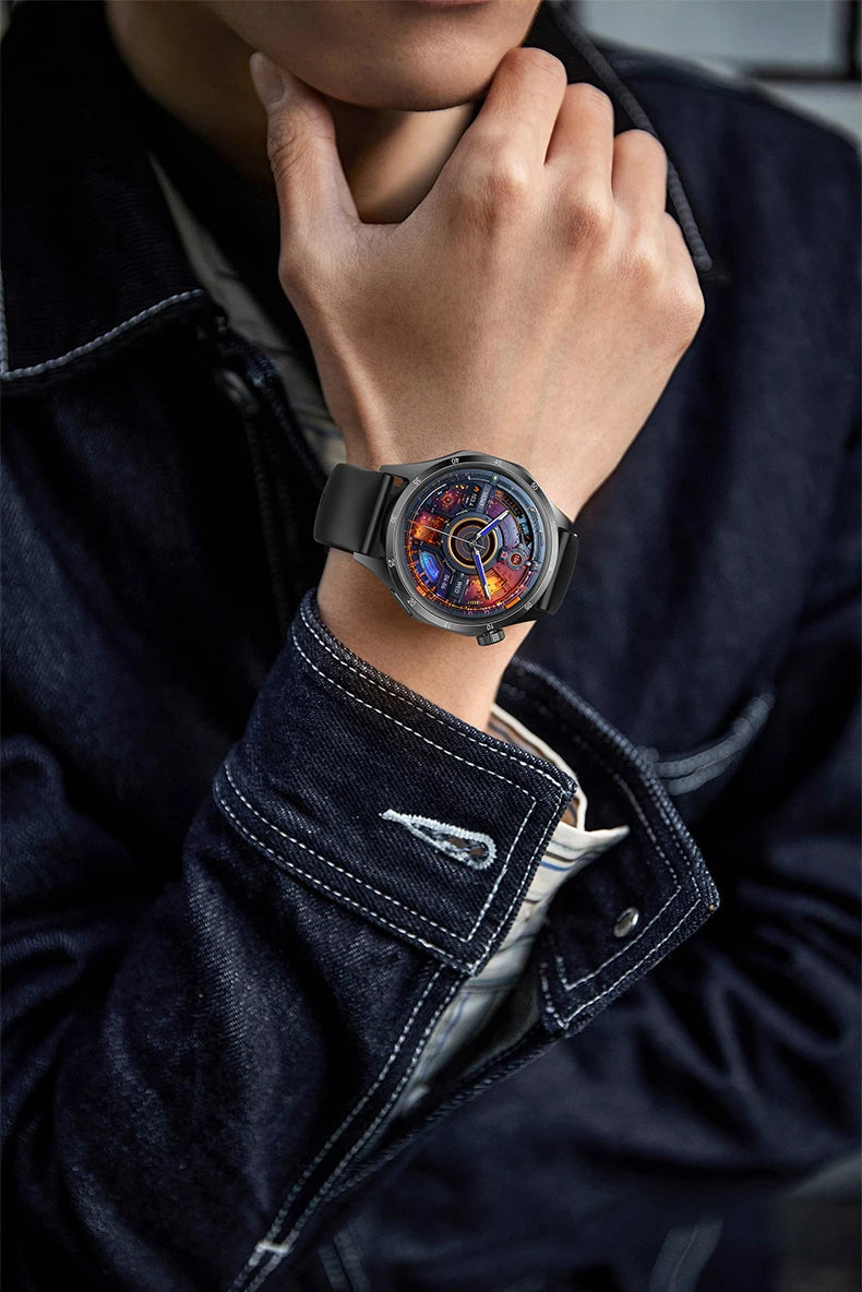 2025 Men’s AMOLED Bluetooth Smartwatch