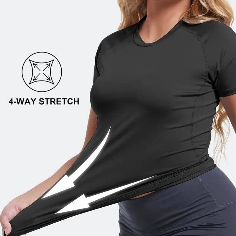 Women’s Compression Short Sleeve Athletic T-Shirt