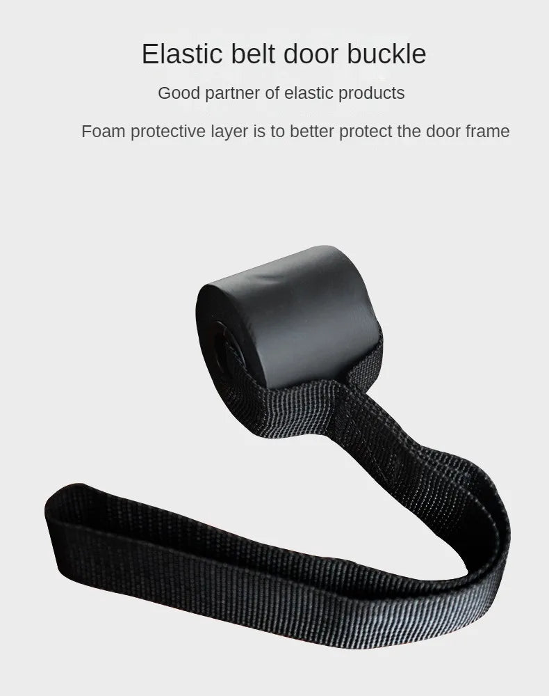 Elastic Resistance Bands Door Anchor – Fitness Tube Holder for Home Workout Training