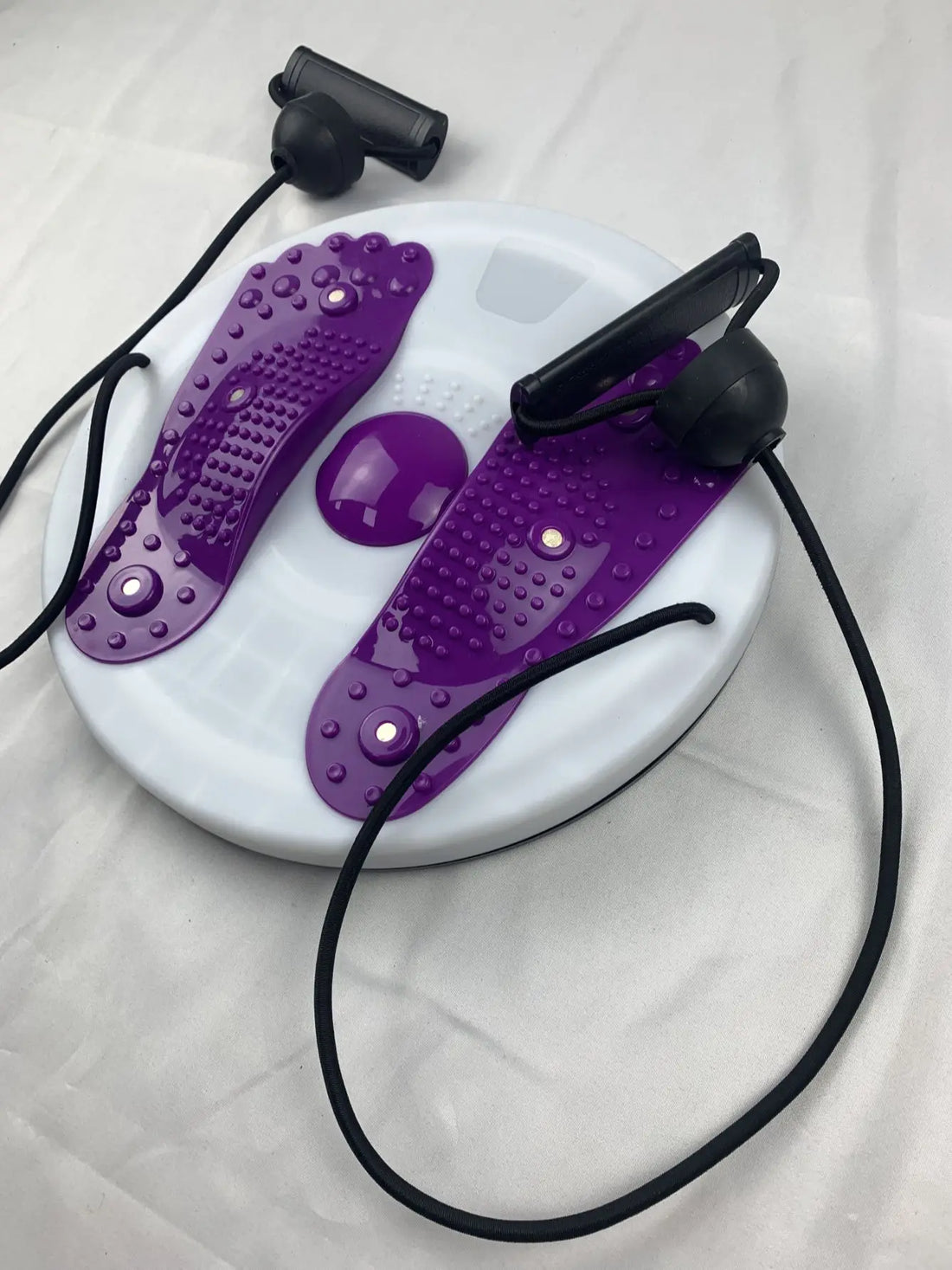 Waist Twisting Disc with Foot Massage – Portable Magnetic Fitness Torsion Board