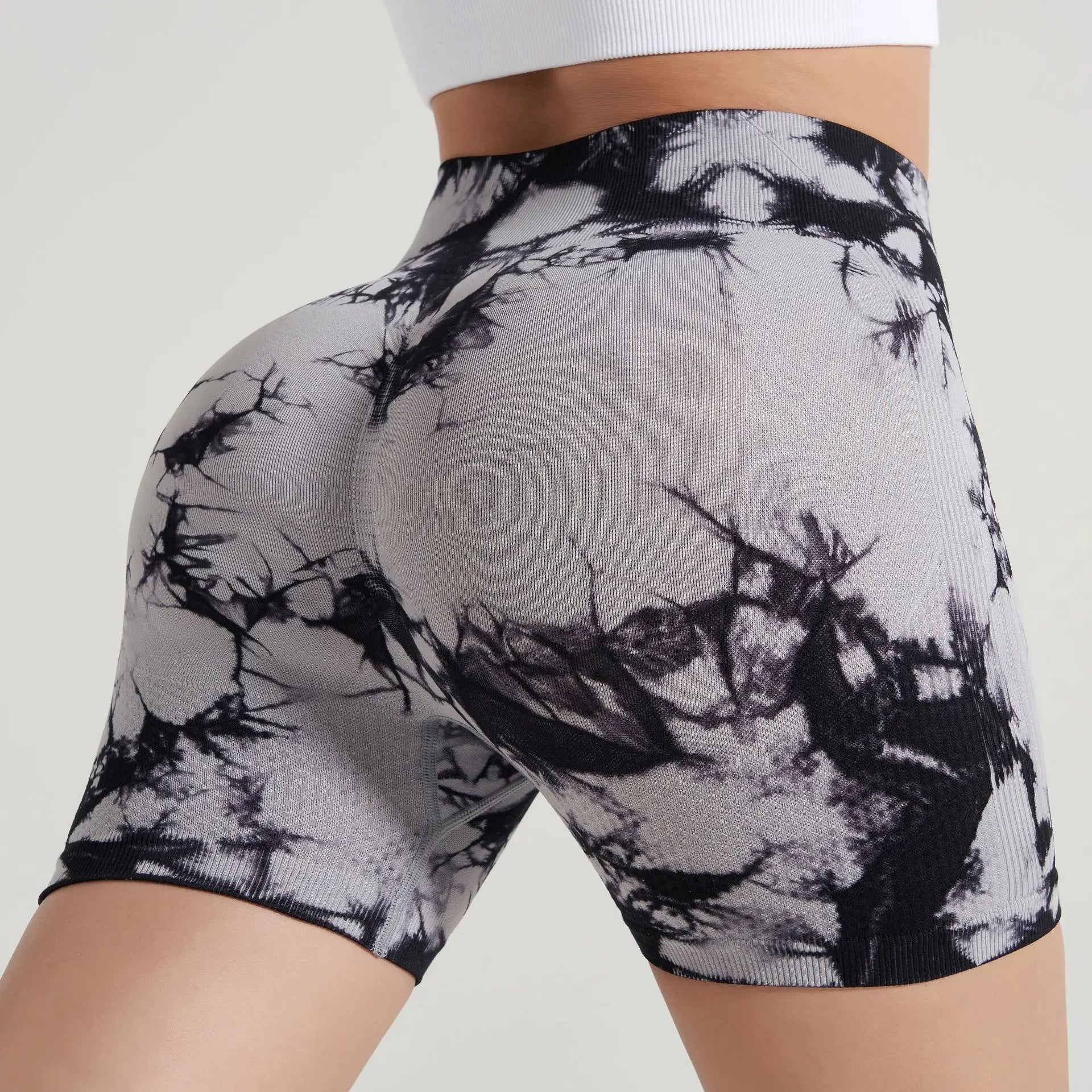 Women’s Tie-Dye Seamless Yoga Shorts
