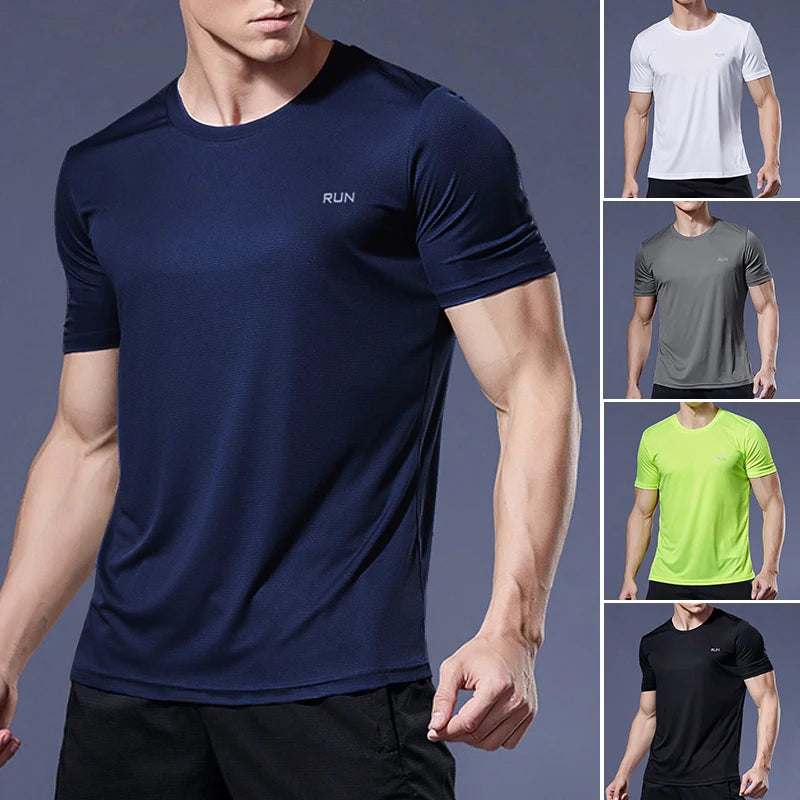 Men’s Quick-Dry Oversized Gym T-Shirt