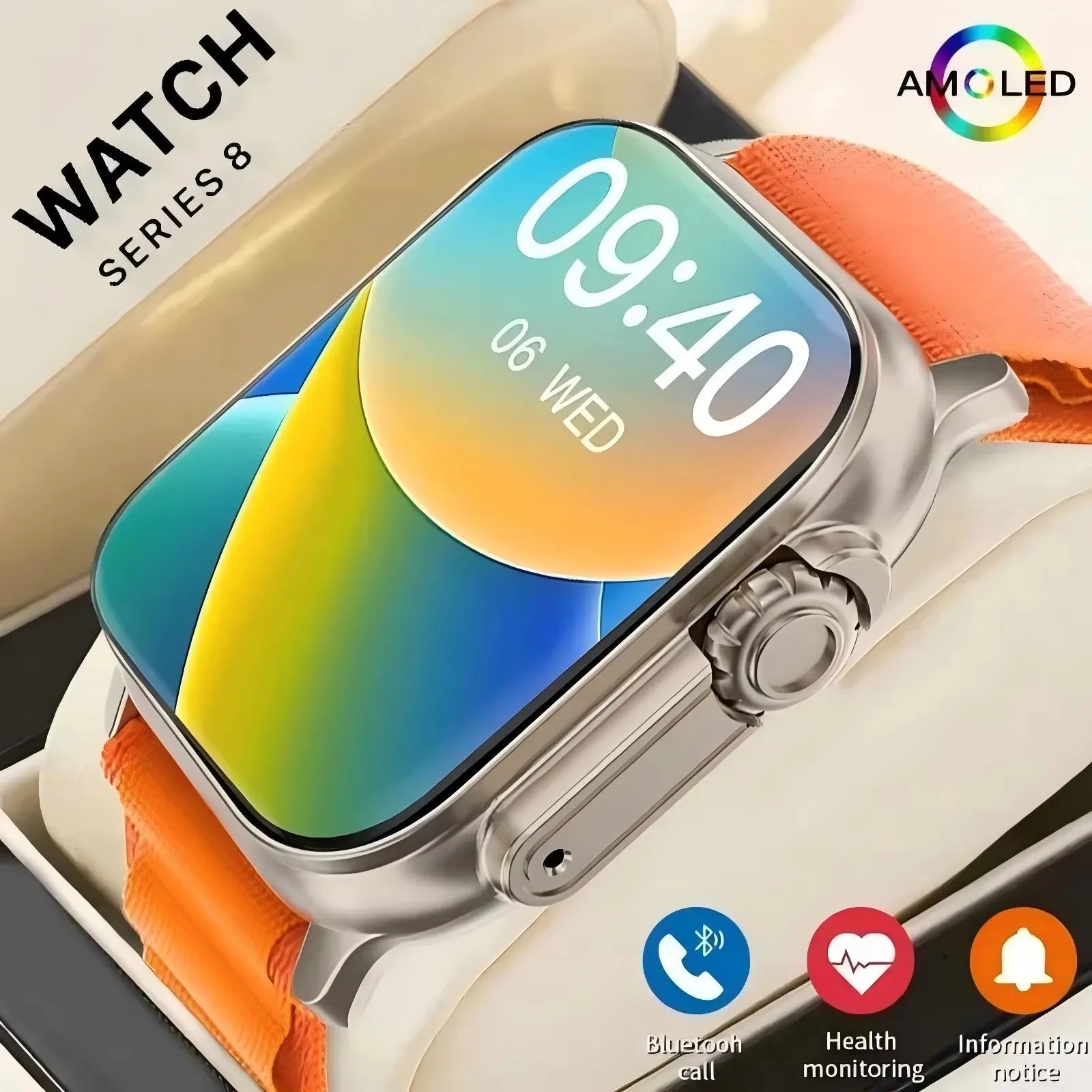 T900 Ultra 2 Smartwatch 49mm – Bluetooth Call, Music, NFC, Wireless Charging, Compatible with Android & iOS
