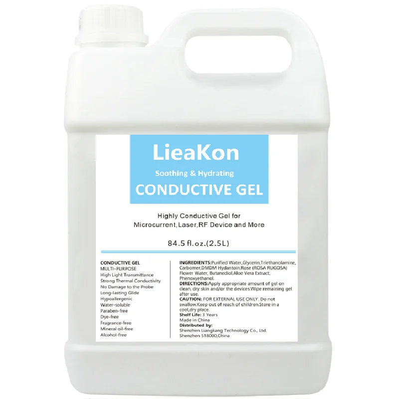 2.5L Gel Conductor Radiofrecuency Cavitacion Clear Contact Gel for Ultrasound Beauty Face and Body Skin Care