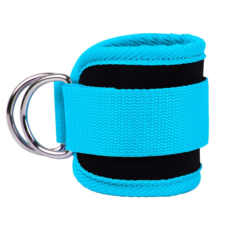 Adjustable Gym Ankle Straps with Double D-Ring