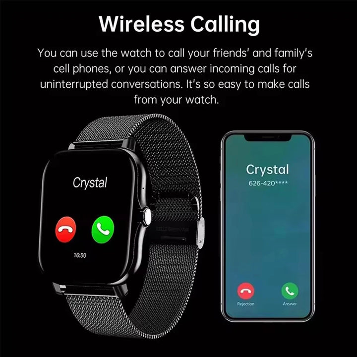 1.44” Bluetooth Smartwatch for Android & iOS