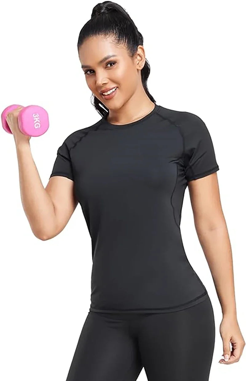 Women’s Compression Short Sleeve Athletic T-Shirt