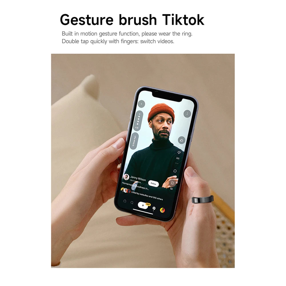 SR09 Smart Ring Health & Fitness Tracker