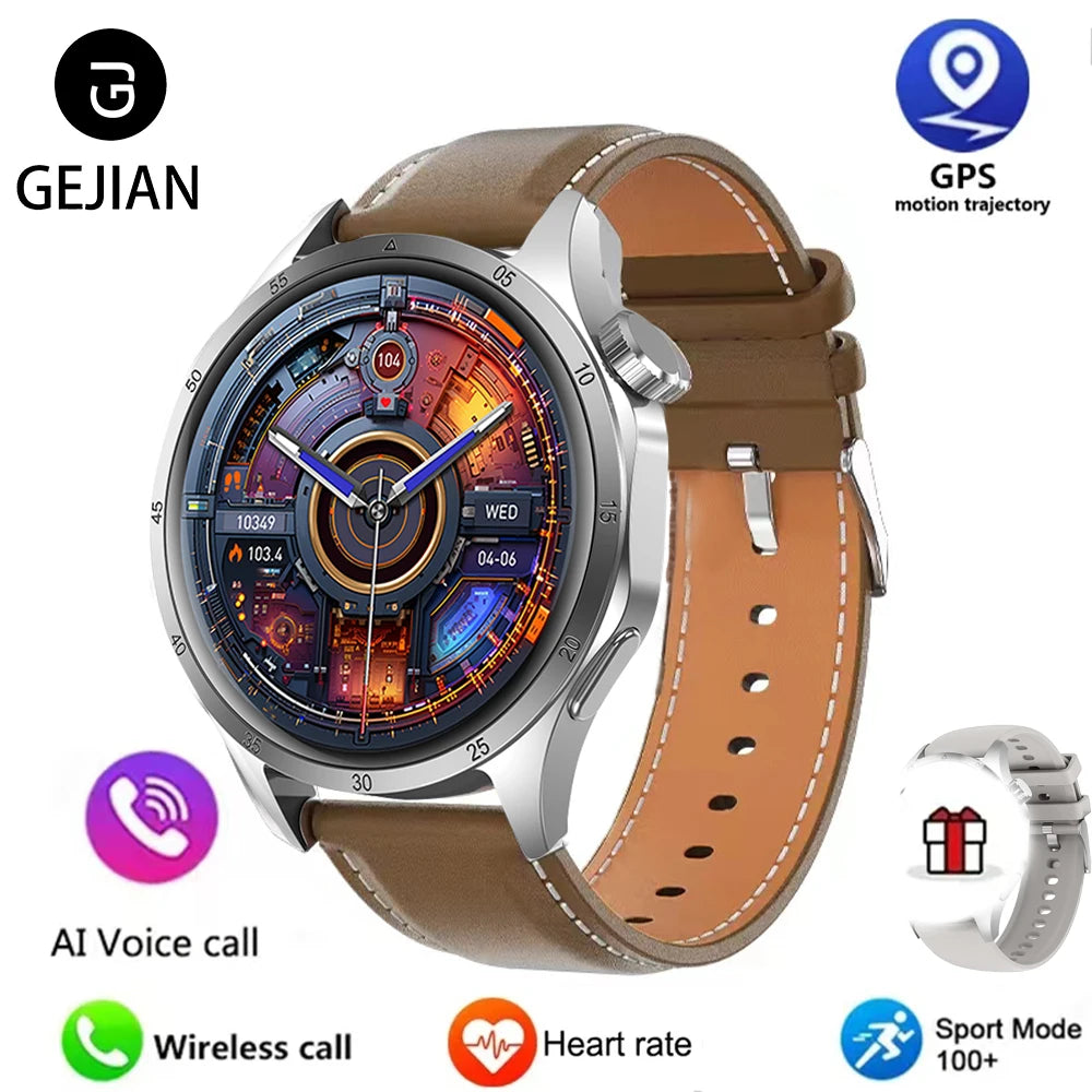 2025 Men’s AMOLED Bluetooth Smartwatch
