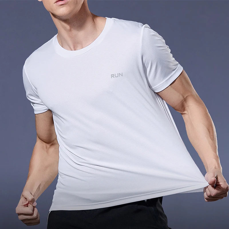 Men’s Quick-Dry Oversized Gym T-Shirt