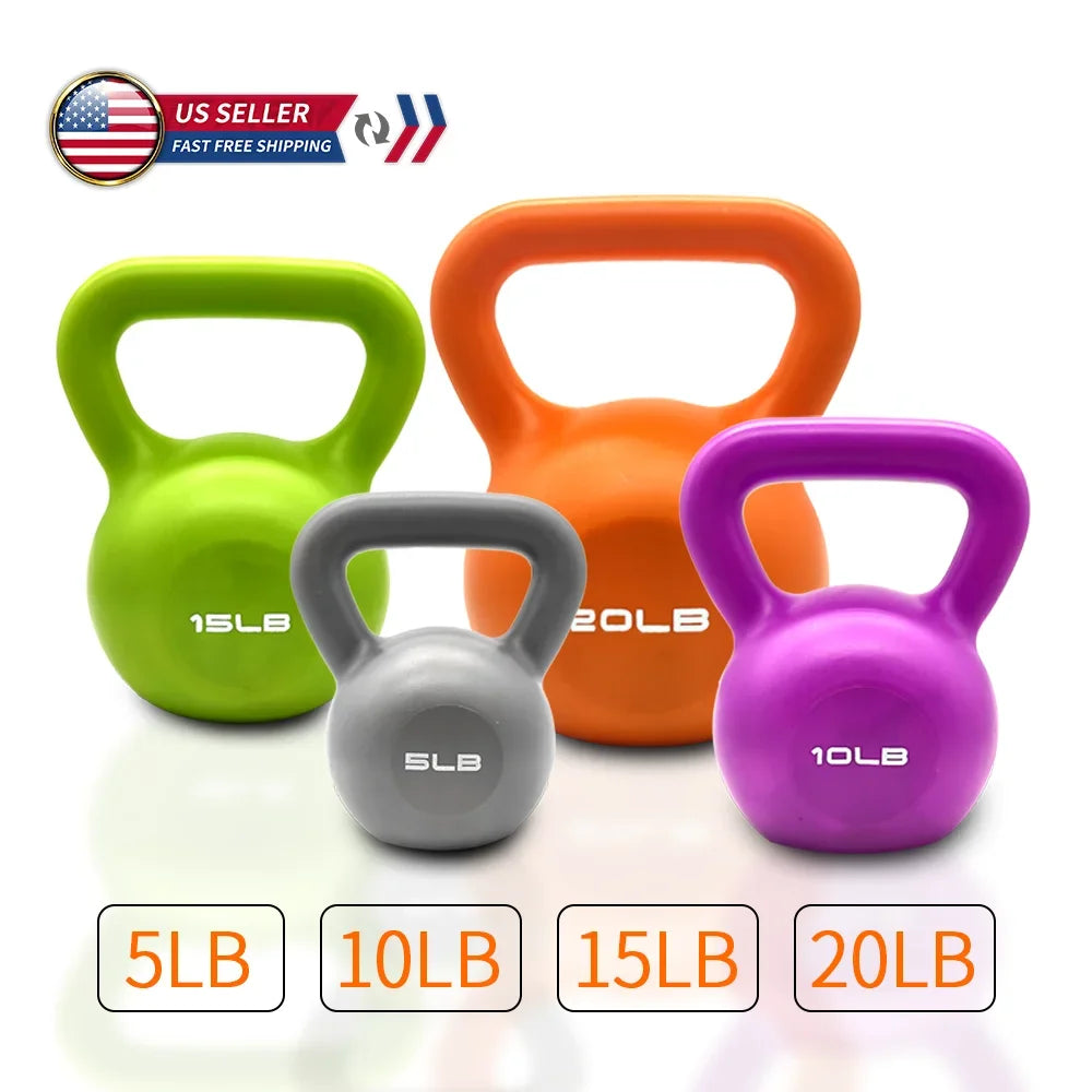 5lbs Vinyl Coated Kettlebell for Women