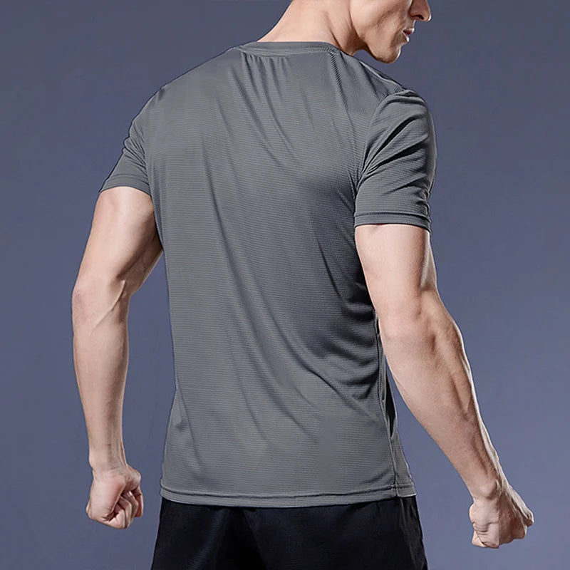 Men’s Quick-Dry Oversized Gym T-Shirt
