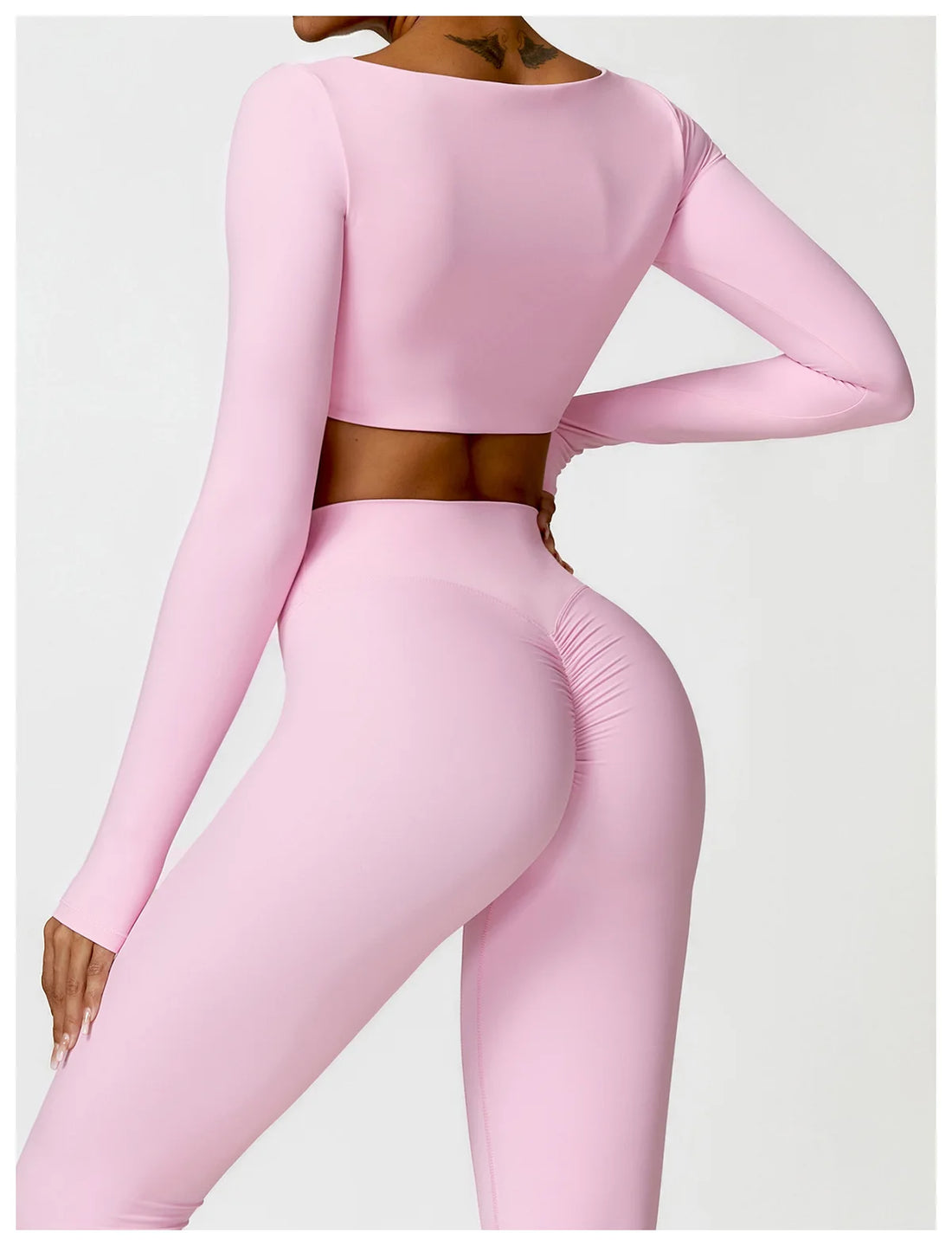 Women’s Quick-Dry Long Sleeve Sports Crop Top