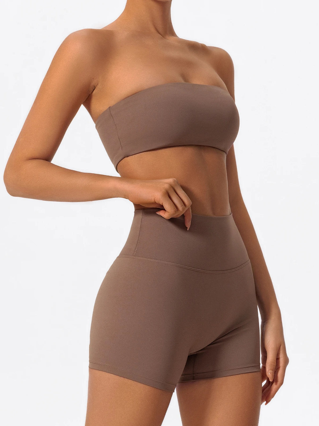 Women’s 2-Piece Strapless Fitness Set