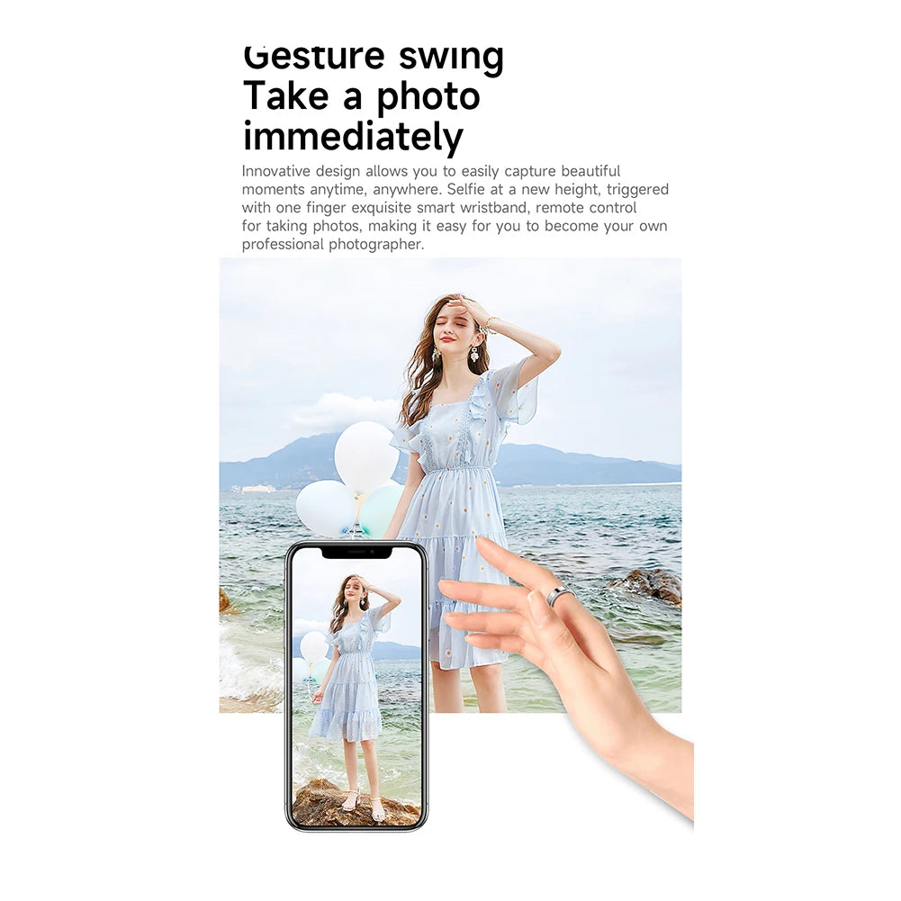 SR09 Smart Ring Health & Fitness Tracker