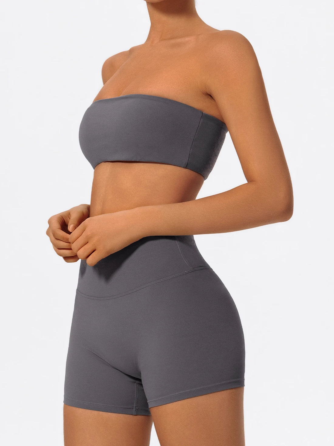 Women’s 2-Piece Strapless Fitness Set
