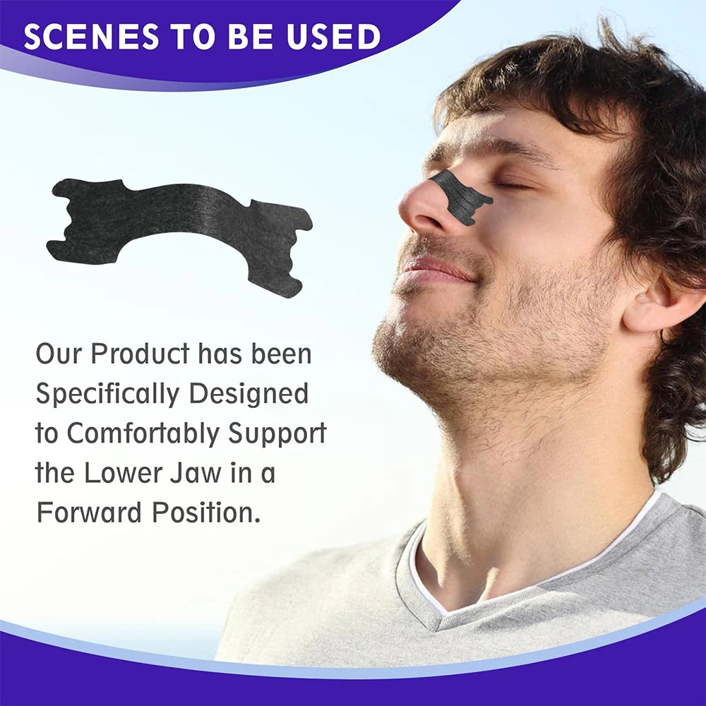 Black Nasal Strips for Better Breathing and Anti-Snoring