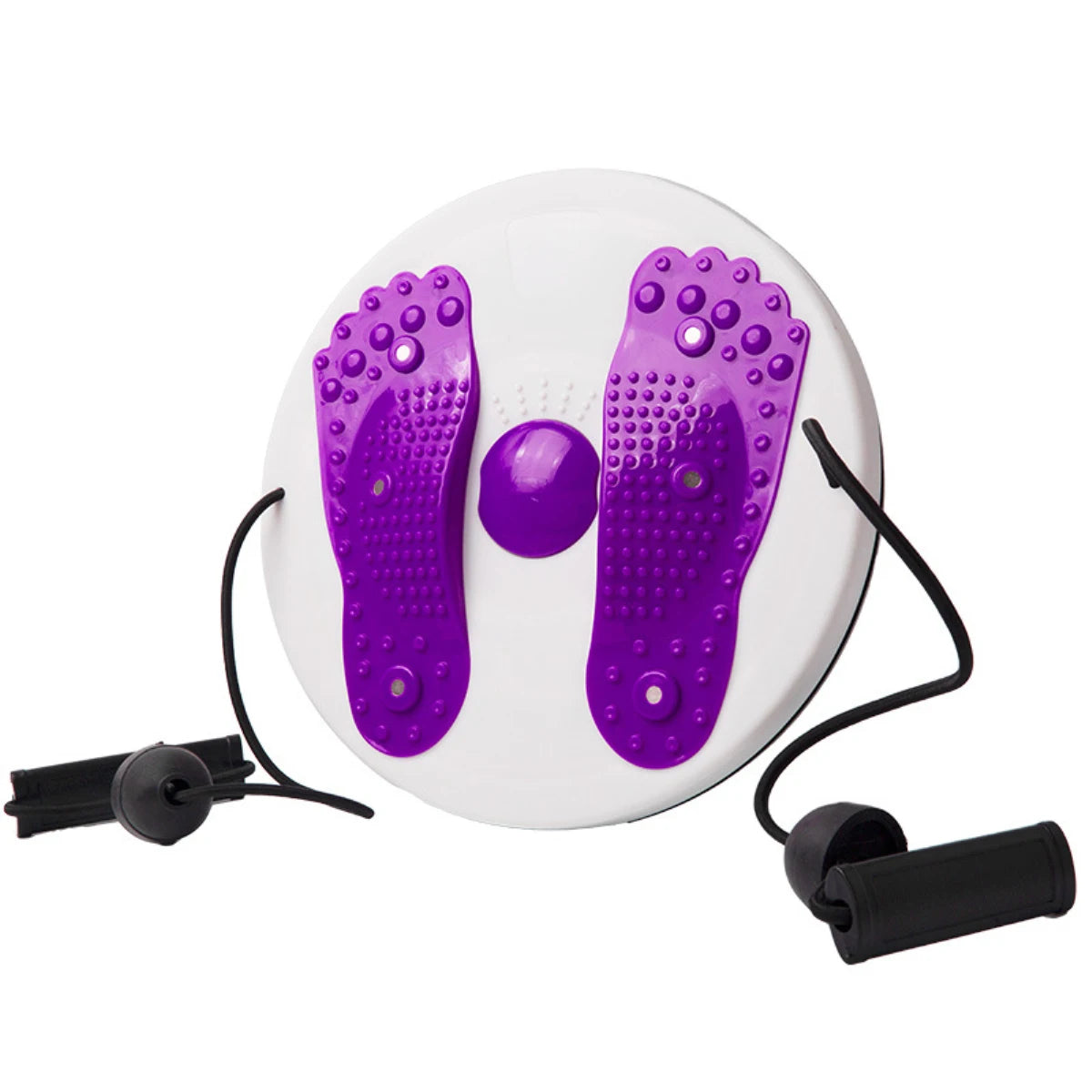 Waist Twisting Disc with Foot Massage – Portable Magnetic Fitness Torsion Board