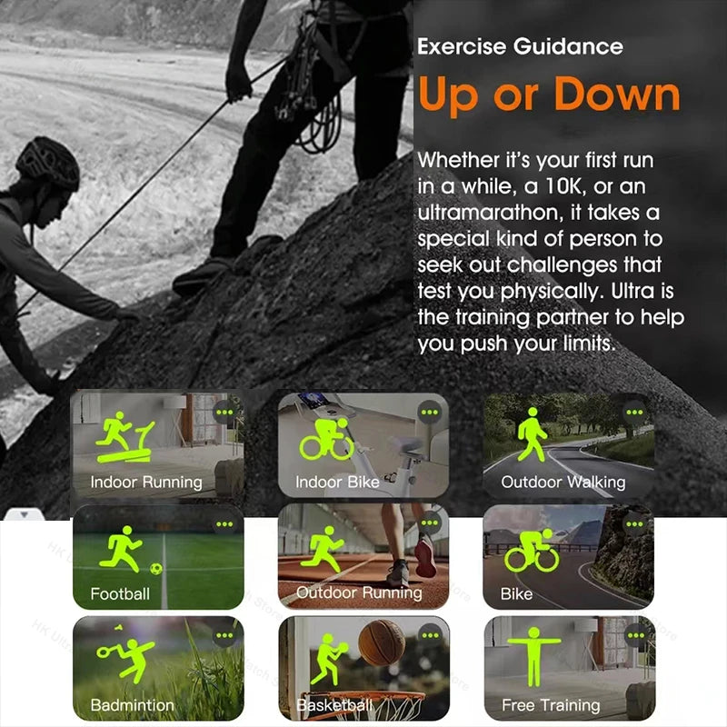 HK10 Ultra 3 Max Smartwatch 2025 – 49mm AMOLED