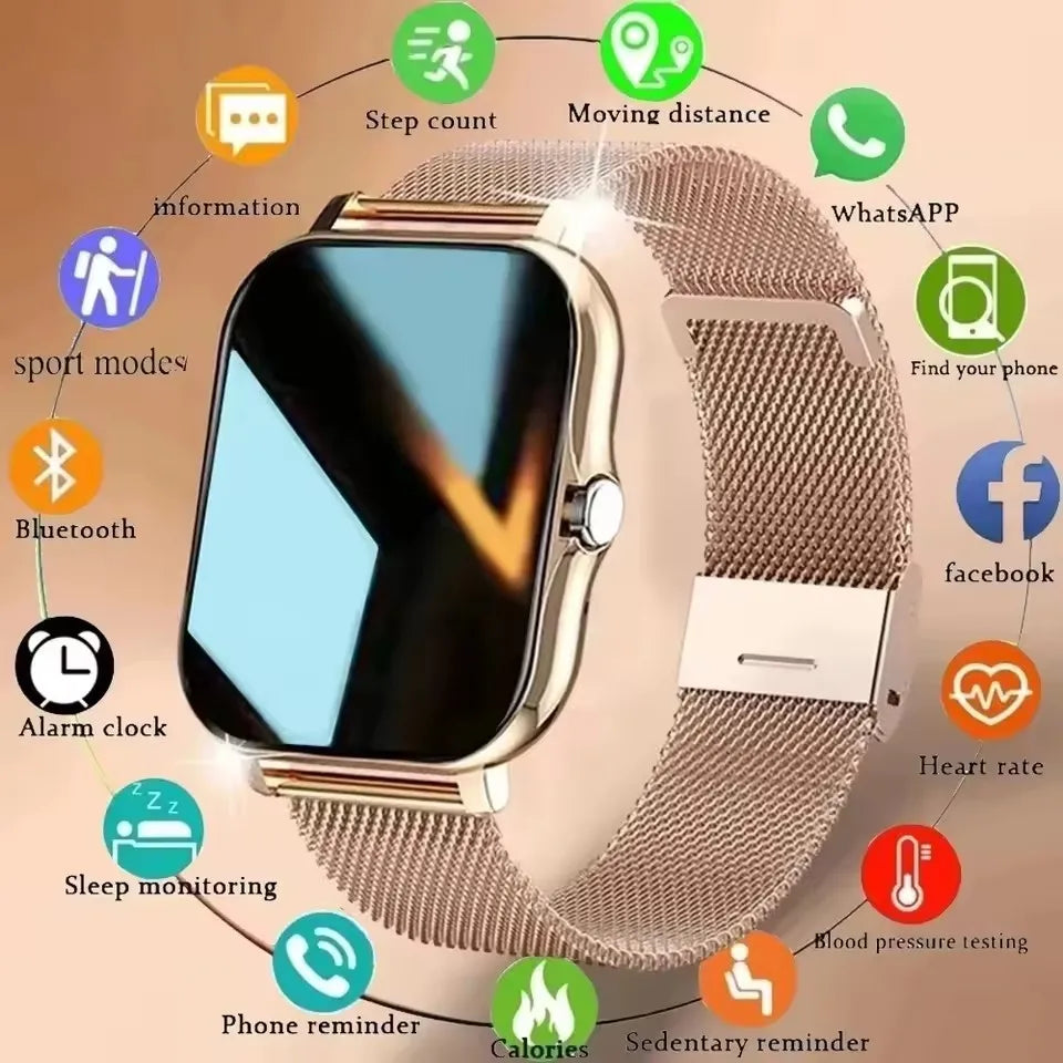 1.44” Bluetooth Smartwatch for Android & iOS