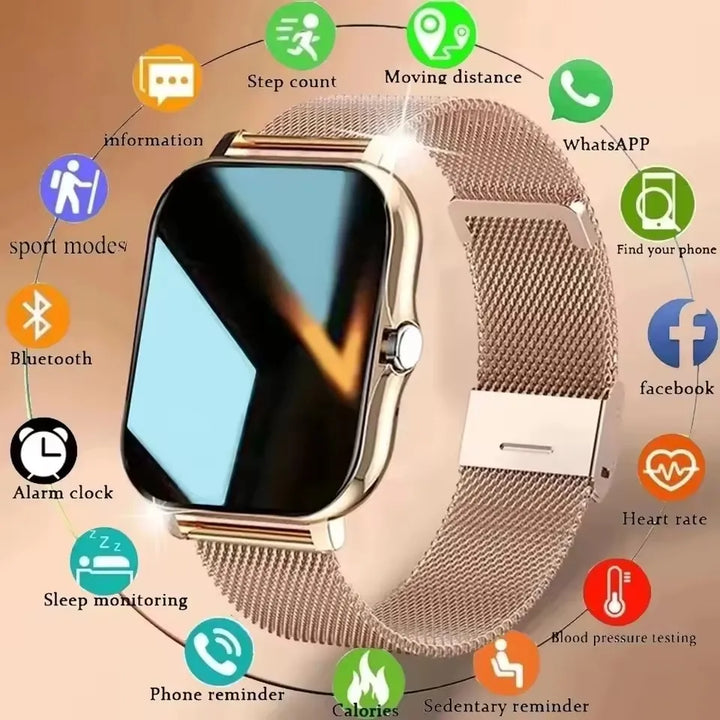 1.44” Bluetooth Smartwatch for Android & iOS