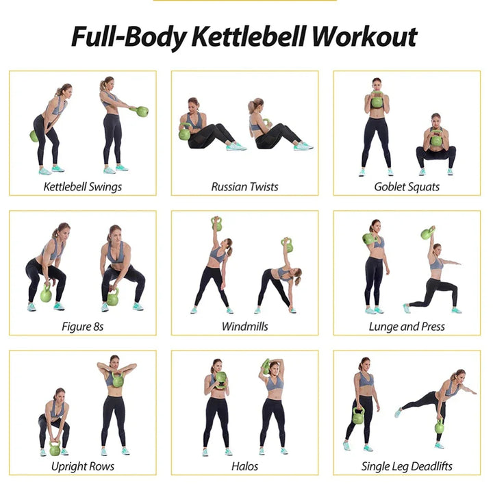 5lbs Vinyl Coated Kettlebell for Women
