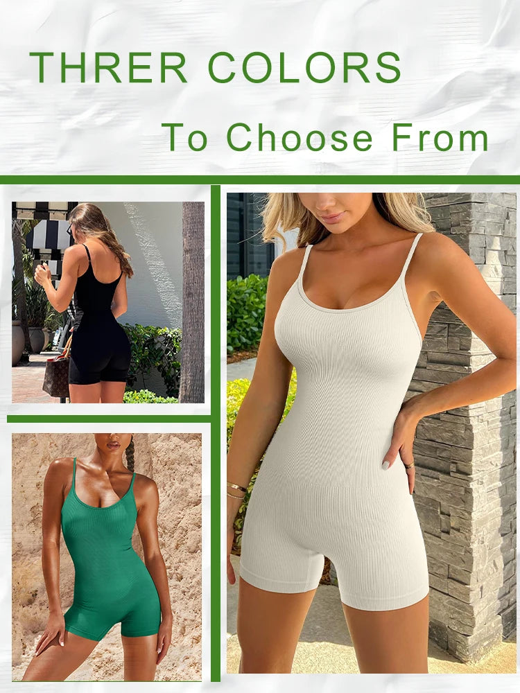 Women’s Seamless High-Waist Yoga Jumpsuit