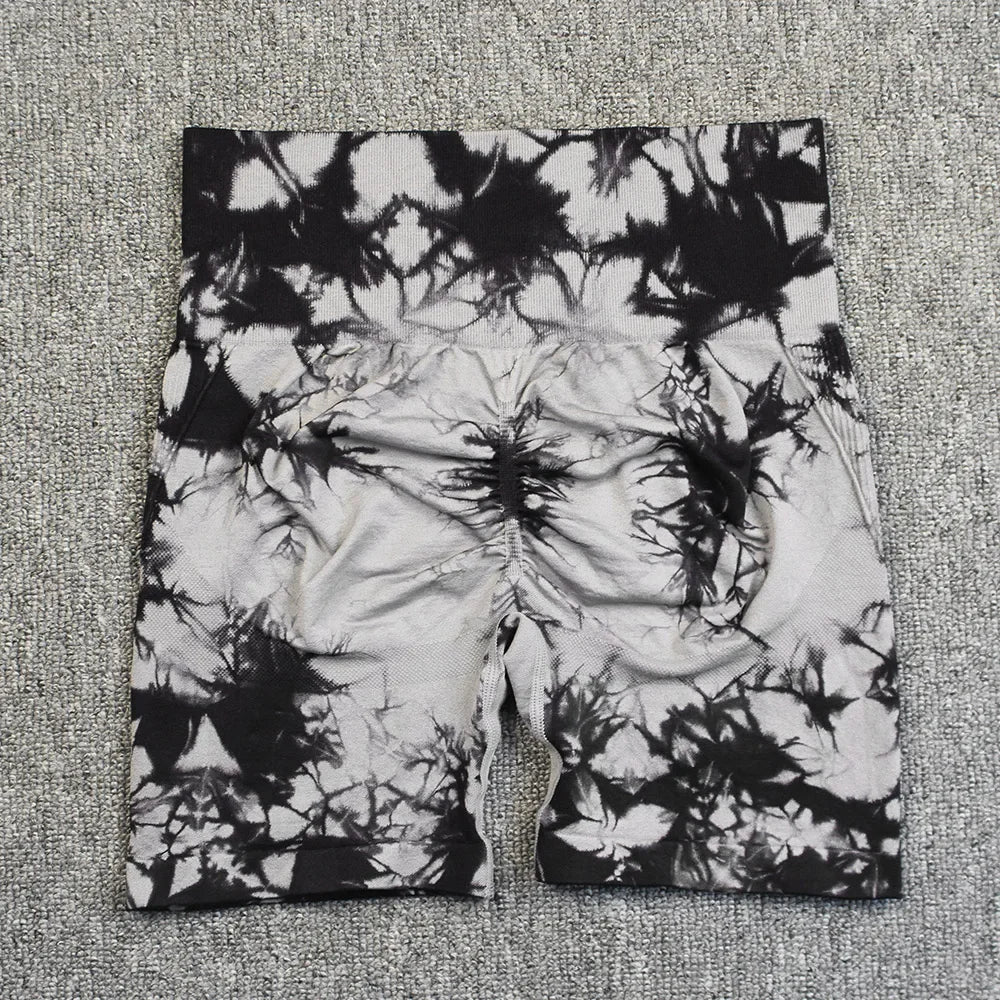 Women’s Tie-Dye Seamless Yoga Shorts