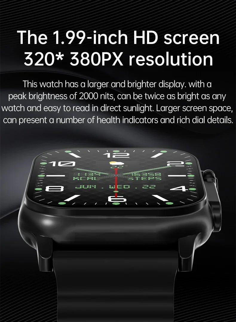 T900 Ultra 2 Smartwatch 49mm – Bluetooth Call, Music, NFC, Wireless Charging, Compatible with Android & iOS