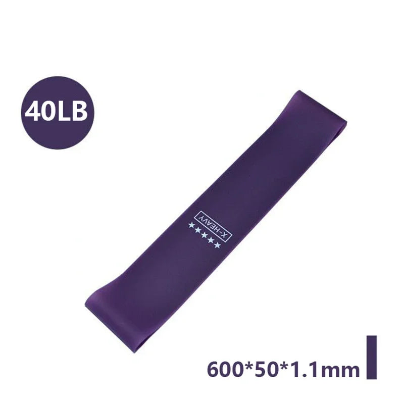 Portable Resistance Bands – Elastic Fitness Bands for Yoga, Pilates, CrossFit, and Strength Training