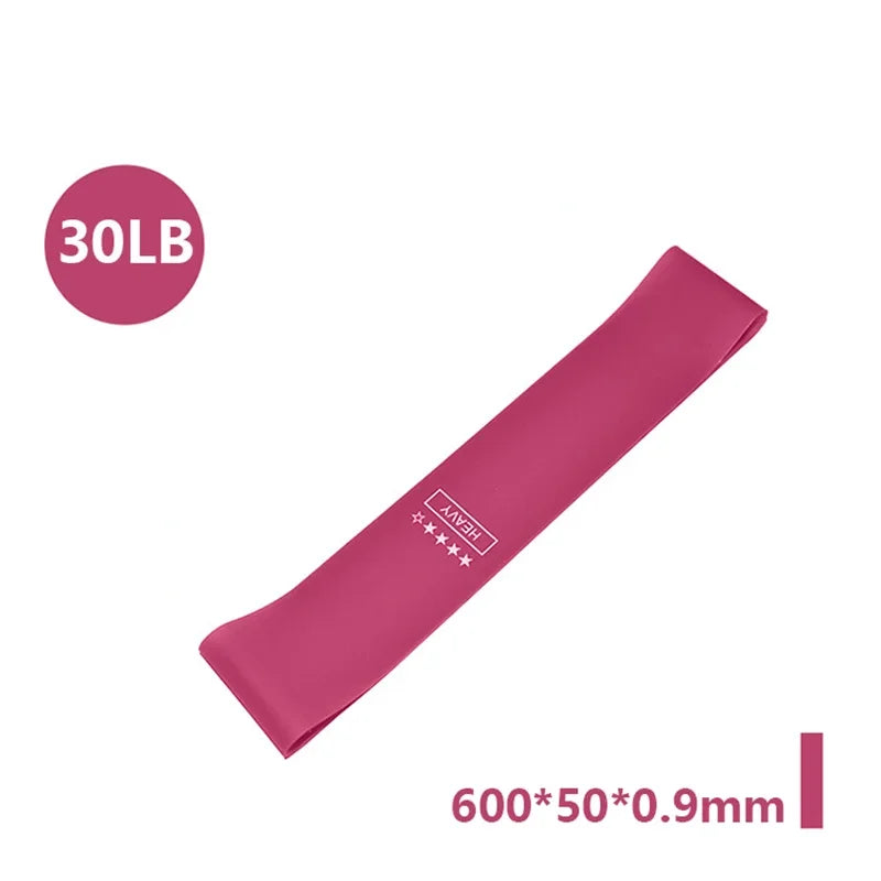 Portable Resistance Bands – Elastic Fitness Bands for Yoga, Pilates, CrossFit, and Strength Training
