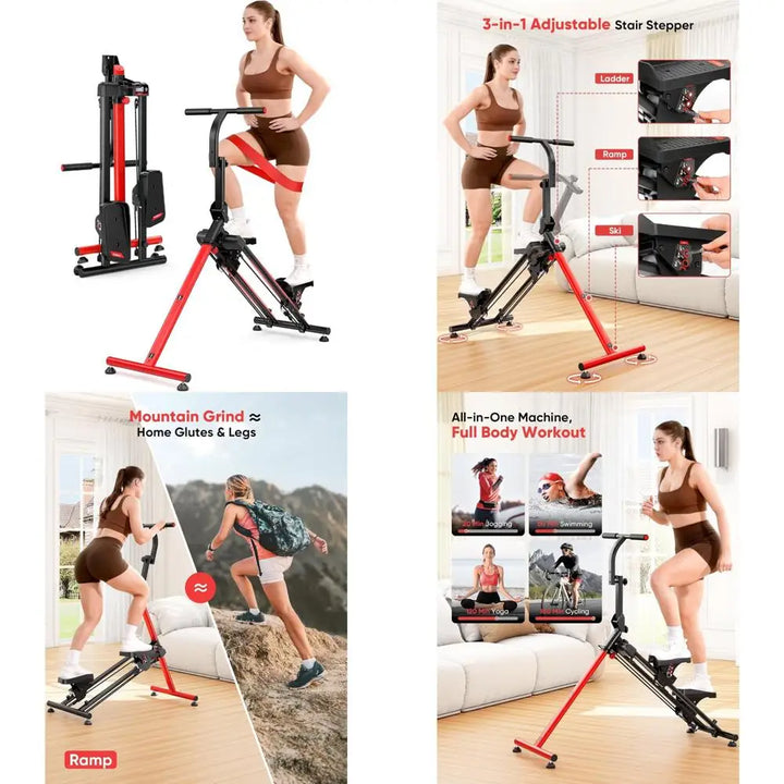 Home Fitness Stair Stepper with Adjustable Levels