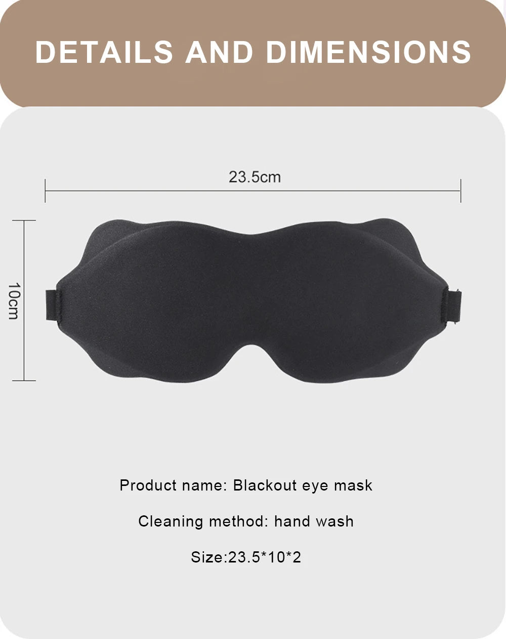3D Travel Sleep Mask Eye Patch