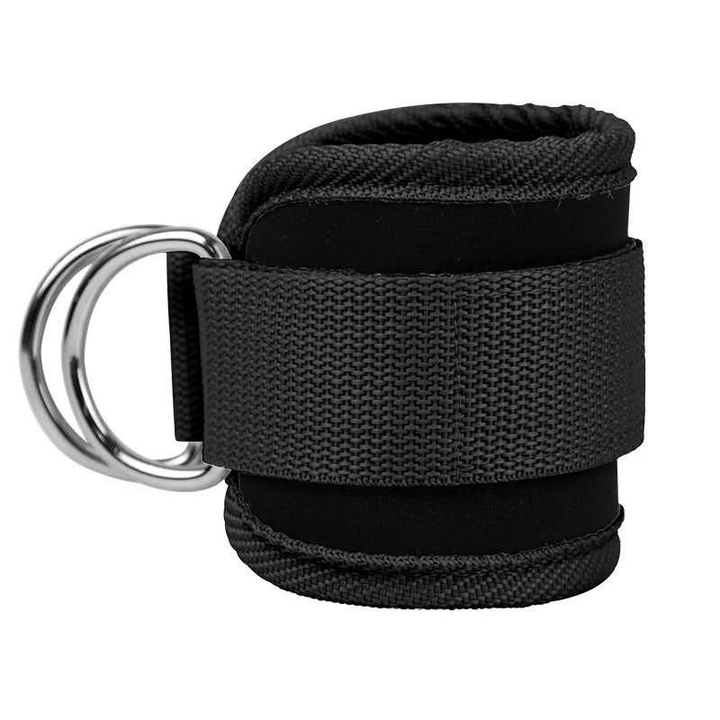 Adjustable Gym Ankle Straps with Double D-Ring