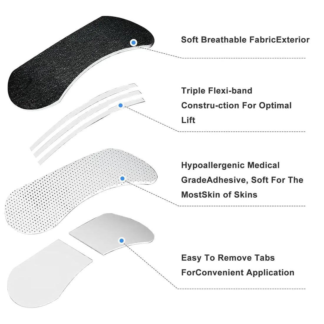 Anti Snoring Nose Strips – Breathable Nasal Patch for Better Sleep & Breathing Correction