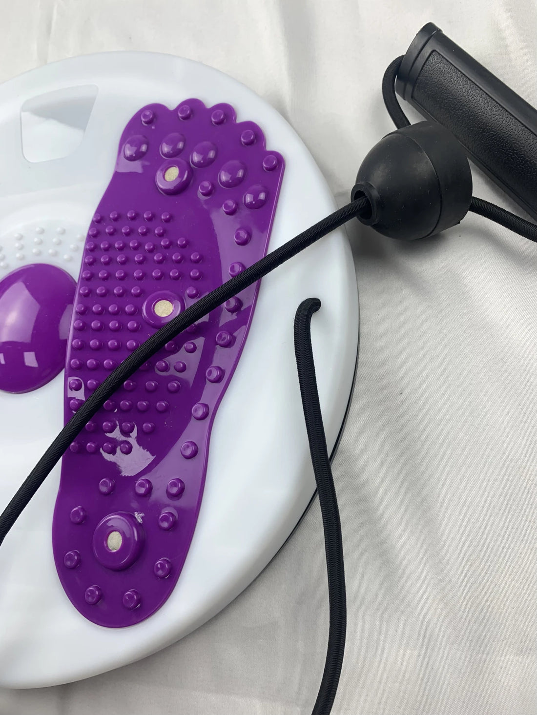 Waist Twisting Disc with Foot Massage – Portable Magnetic Fitness Torsion Board