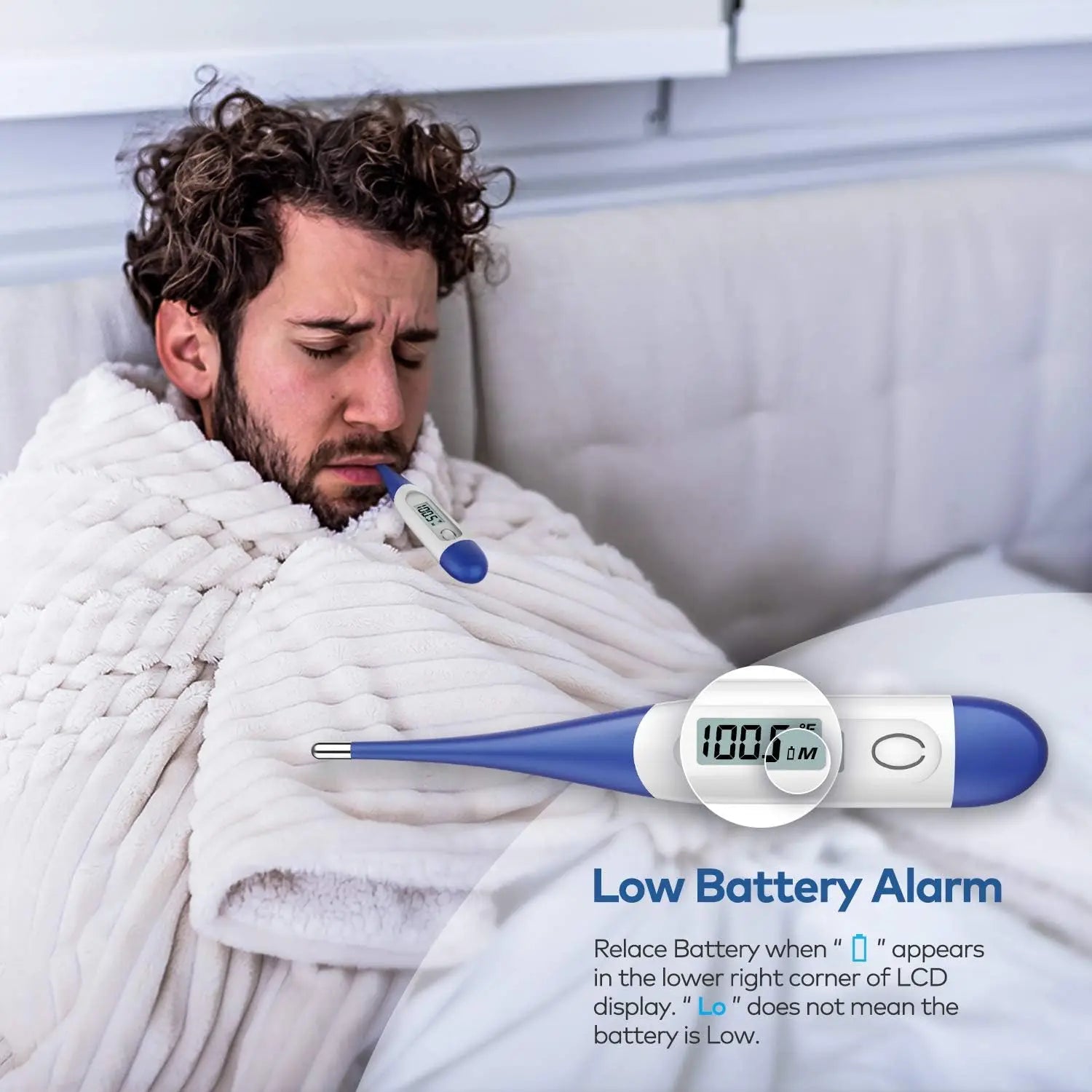 Digital Oral Thermometer for Adults